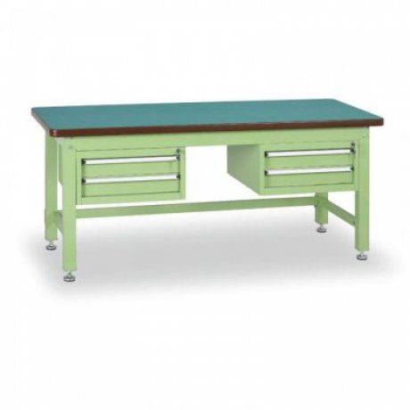 210 x 75 cm - profesionální dílenský stůl, 2 x 2 zásuvky