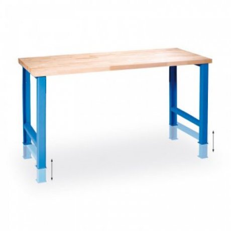 150 x 68,5 cm - dílenský stůl výškově stavitelný