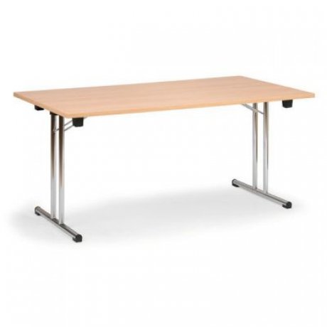 160 x 80 cm - Rozkládací konferenční stůl, deska buk