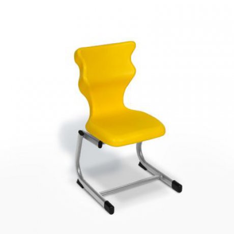 35 cm - Žákovská ergonomická židle Dominik - žlutá