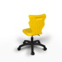 Vyšší počítačová ergonomická židle s kolečky a područkami