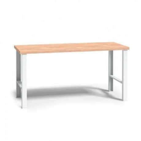 200 x 68,5 cm - profesionální dílenský stůl s dřevěnou deskou