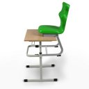 43 cm - Žákovská ergonomická židle Dominik - zelená