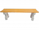 150 cm - Betonová lavička bez opěradla