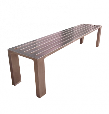 159 cm - Ocelová lavička IDEA